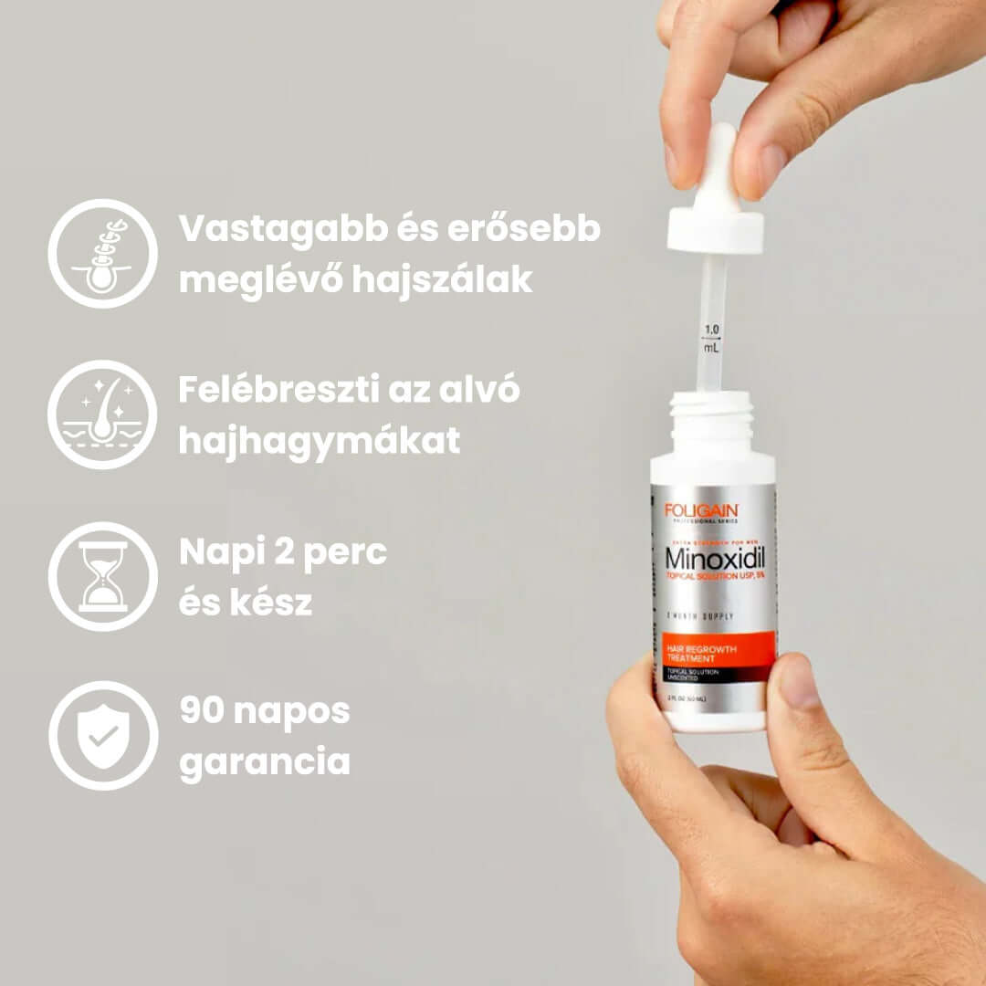 Foligain Minoxidil 5% hajnövesztő folyadék