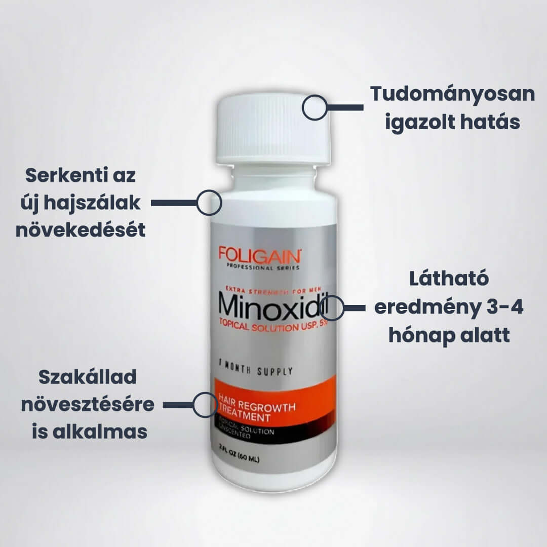 Foligain Minoxidil 5% hajnövesztő folyadék