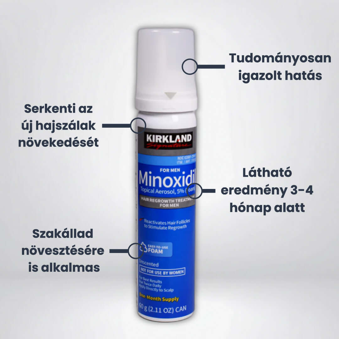 Kirkland Minoxidil 5% hajnövesztő hab