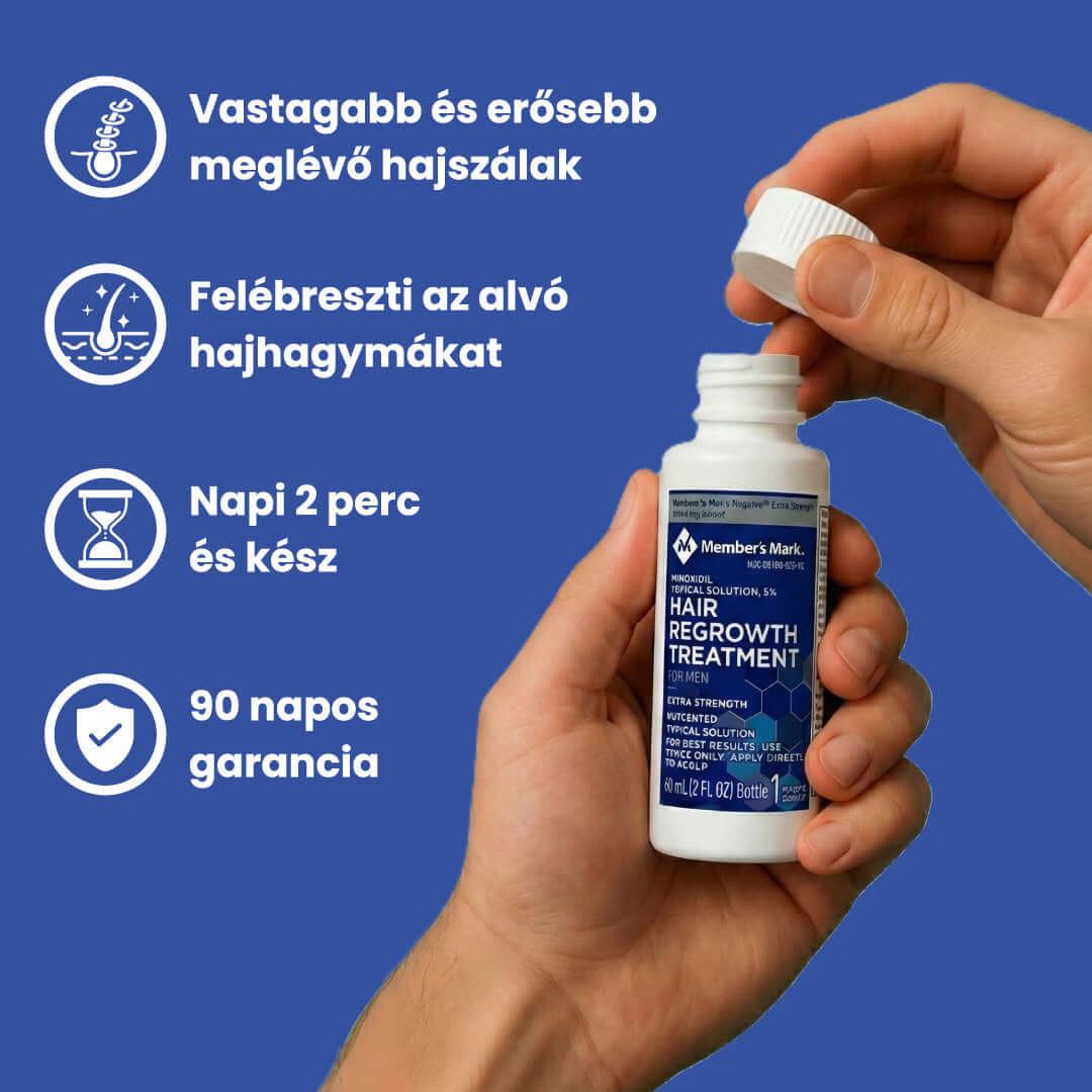 Member's Mark Minoxidil 5% hajnövesztő folyadék
