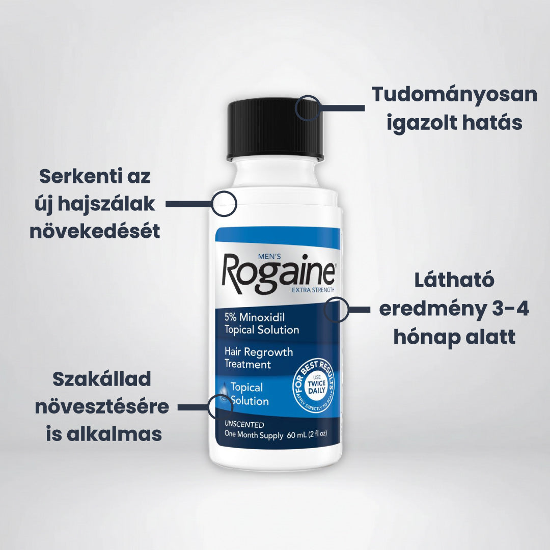 Rogaine Minoxidil 5% hajnövesztő folyadék