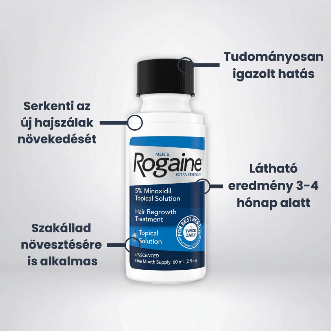 Rogaine Minoxidil 5% hajnövesztő folyadék